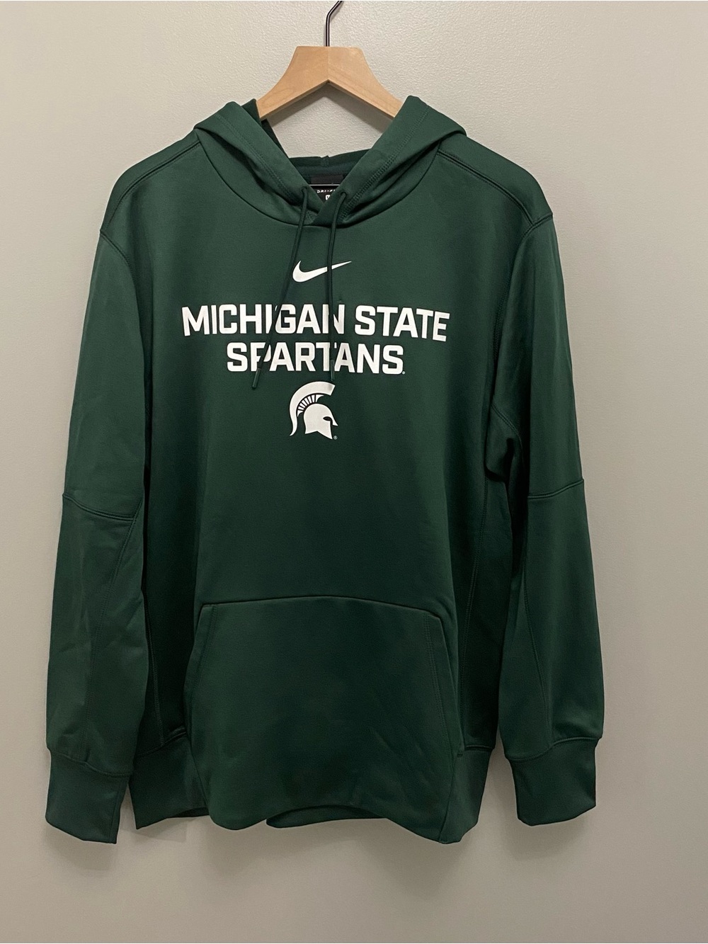 Nike Michigan State Spartans Sideline Hoodie Mens Large NWT - Picture 10 of 11